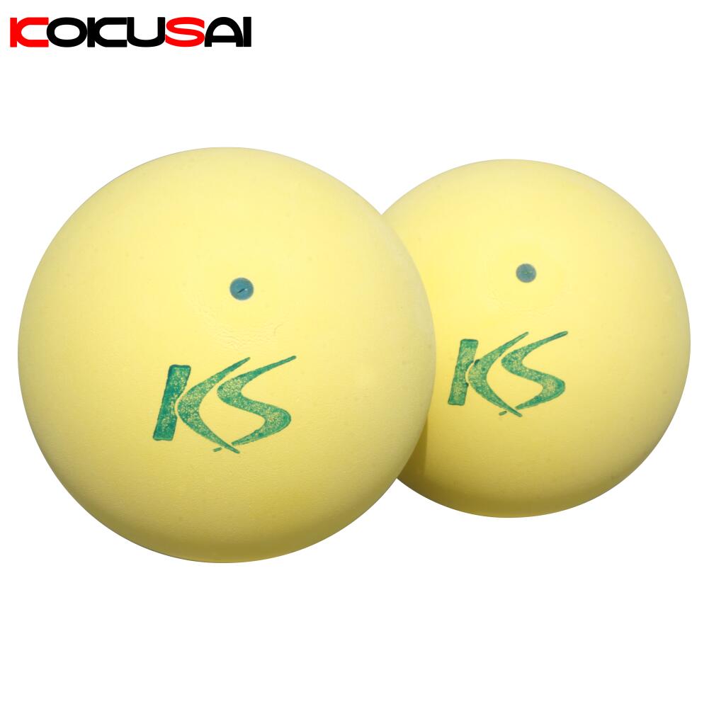 KSソフトテニスボールV77 軟式テニスボール練習球 KS077 コクサイ KOKUSAI 日本製 2個パック