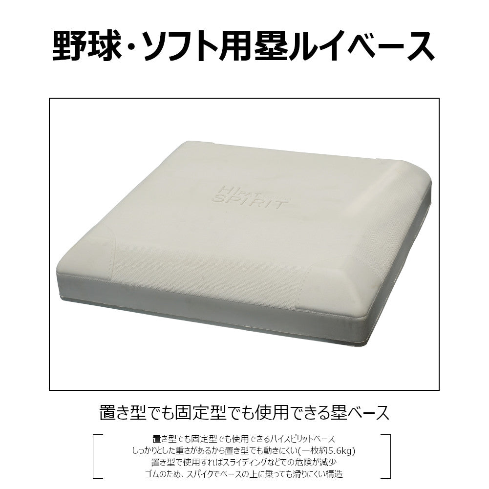 野球ベース 固定 移動 コクサイ KOKUSAI ハイスピリットベース 一般用 3枚組 RB360 1組